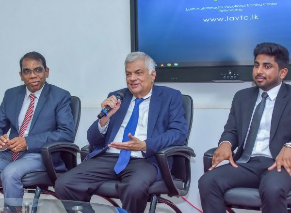 His Excellency President Mr. Ranil Wickremesinghe Participated In An Observation Tour Of The Ratmalana Lalith Athulathmudali Vocational Training Center.